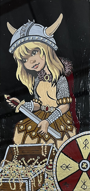 Altered Images Vintage Paint-By-Numbers Reimagined BEFORE