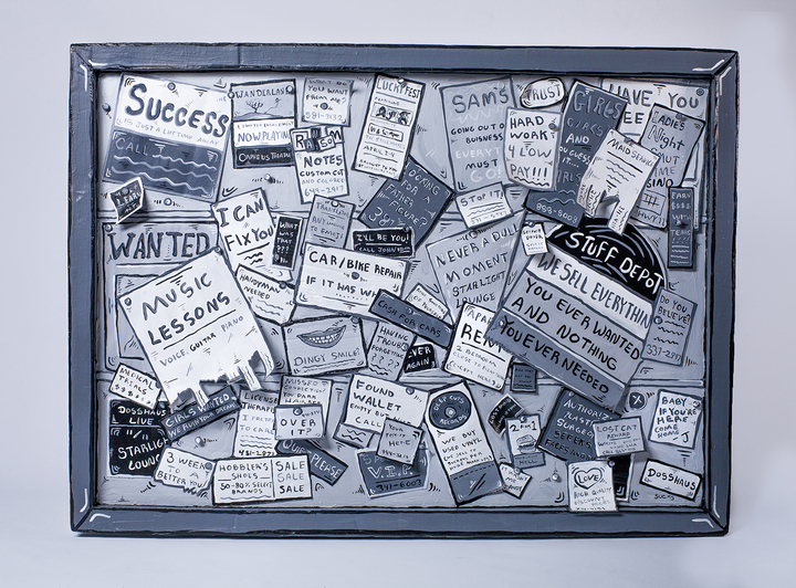 Dosshaus Paper-Thin Hotel BULLETIN BOARD