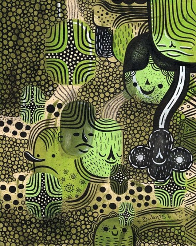 INVENTORY - ORIGINAL ART  "BEING GREEN"