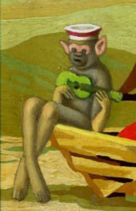CHARITY BY NUMBERS “The Alliance For Children’s Rights” DETAIL OF MONKEY