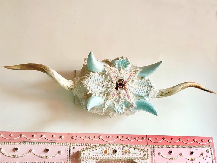 INVENTORY - ORIGINAL ART  FROSTING MONSTER WITH RAINBOW SPRINKLES