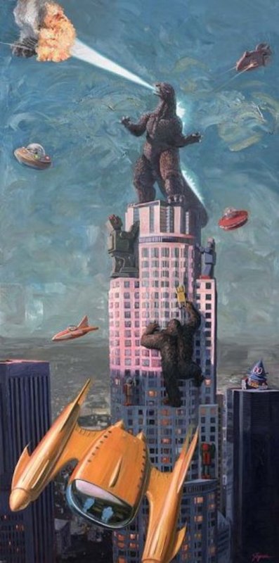 ERIC JOYNER 2006  "JUST ANOTHER DAY IN LA"
 DIPTYCH