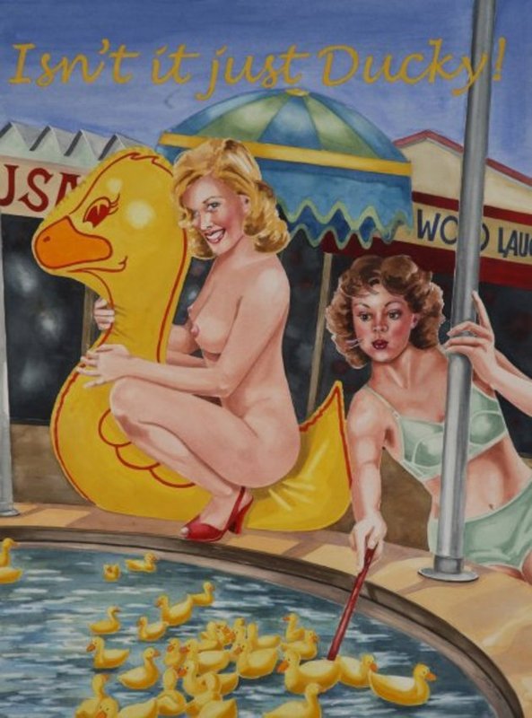 INVENTORY - ORIGINAL ART  "JUST DUCKY"