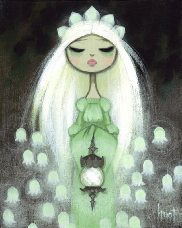 INKY DREADFULS - LIU - HUOT  "LILY OF THE VALLEY"