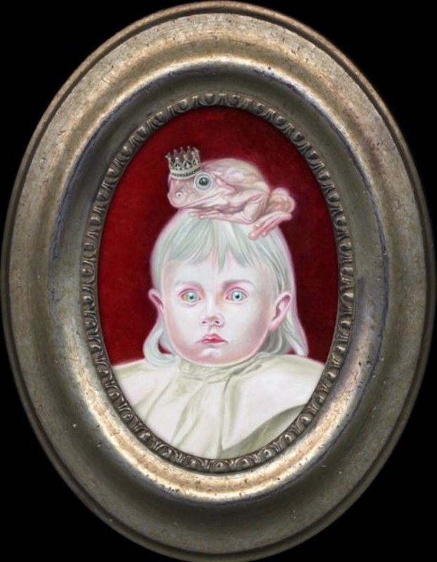 DAVID STOUPAKIS 2007 “Sheep Will Follow” "LITTLE MISS LILLY PAD"