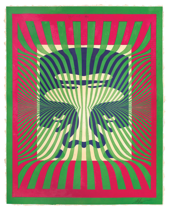 20TH ANNIVERSARY GROUP SHOW September Edition OP-ART ICON (GREEN) 2023