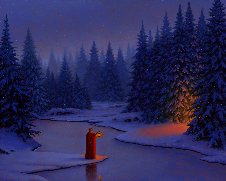 Adrian Cox The Brush and the Torch PAINTER WITH WINTER JOURNEY