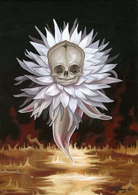 INKY DREADFULS - LIU - HUOT  "SKULL BABY HELL"