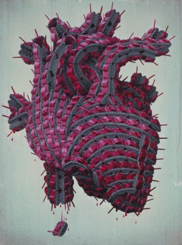 MELISSA FORMAN guest artist: Andy Council TANK HEART 2