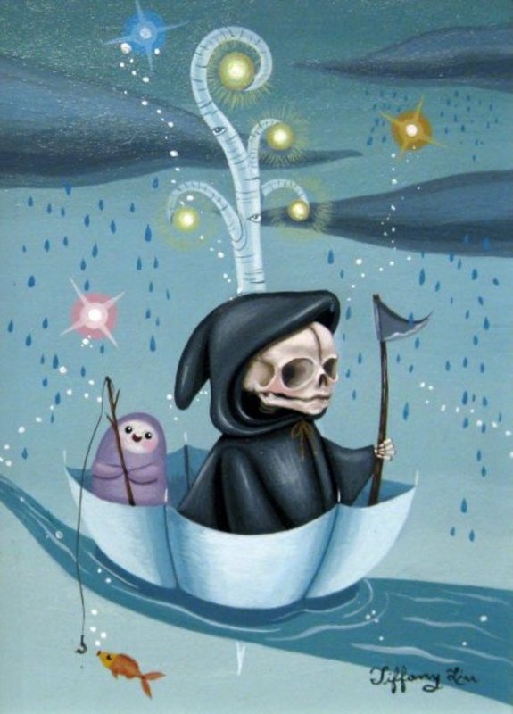 INKY DREADFULS - LIU - HUOT  "THE GRIM REAPER"