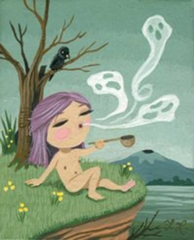 INKY DREADFULS - LIU - HUOT  "THE SMOKE GHOST BLOWER"