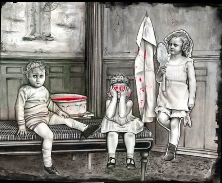 INKY DREADFULS - LIU - HUOT  "THE TOILETTE OF VANITY"