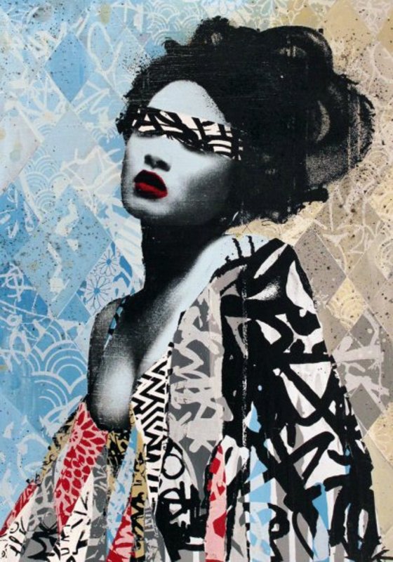 HUSH New Works by HUSH UNSEEN BLUE (STUDY, ORIGINAL)