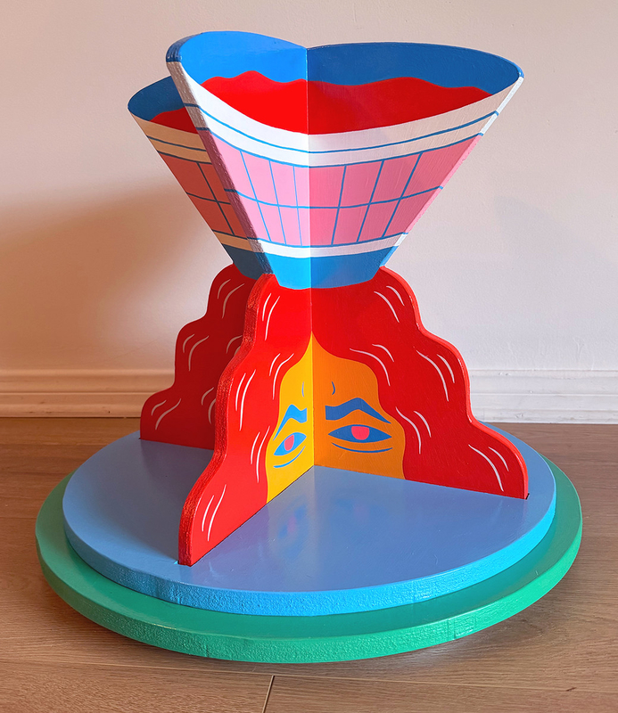 KRISTEN LIU-WONG Animal Instinct WELL BALANCED (LAZY SUSAN SCULPTURE 2)