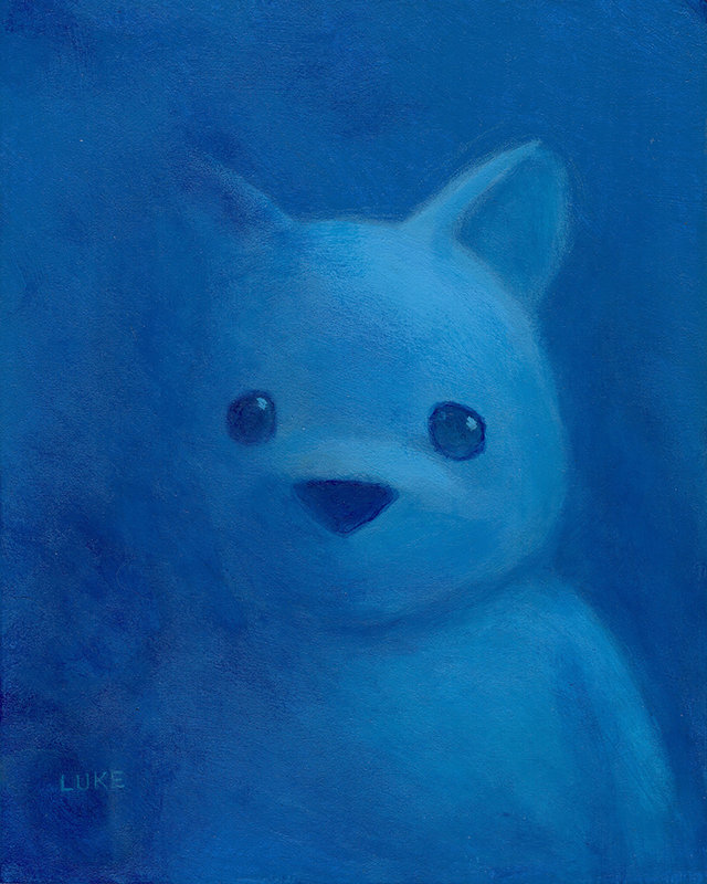 LUKE CHUEH Negative Space PHTHALOCYANINE BLUE