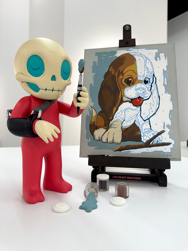 Altered Images Vintage Paint-By-Numbers Reimagined BEAST BY NUMBERS 2