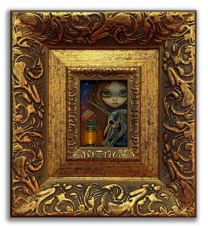 Jasmine Becket-Griffith & David Van Gough DEATH & THE MAIDEN THE LIGHT OF LEGEND (FRAMED)