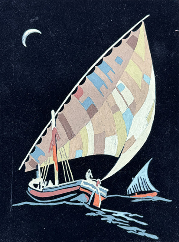 Altered Images Vintage Paint-By-Numbers Reimagined BEFORE