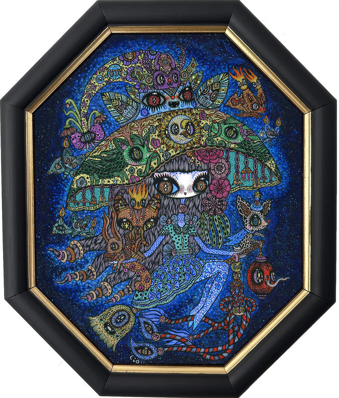 SIRENS Ciou, Molly Devlin and Yulia Pustoshkina THE ROCOCO FORTUNE TELLER AGENCY (FRAMED)