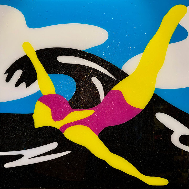 RAMIRO DAVARO-COMAS and HARALD AUSTAD WOODEN TOYS & POWER PORTRAITS OIL DIVER