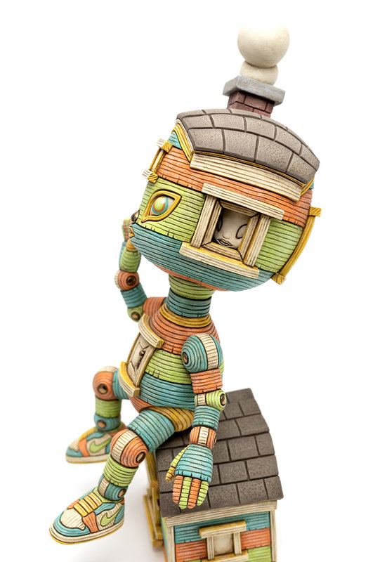 ART COLLECTOR STARTER KIT XI GROUP SHOW A COLLECTION OF 12" X 12" WORKS WHERE THE HEART IS (DETAIL)