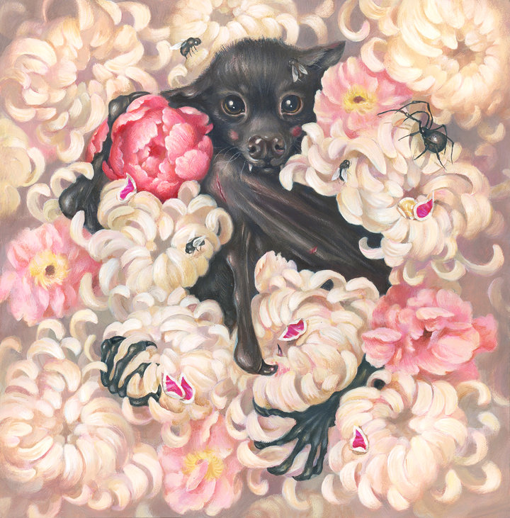 ART COLLECTOR STARTER KIT XI GROUP SHOW A COLLECTION OF 12" X 12" WORKS VELVET FANGS AND BROKEN WINGS