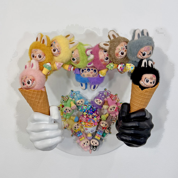 ART COLLECTOR STARTER KIT XI GROUP SHOW A COLLECTION OF 12" X 12" WORKS MAKE YOUR INNER CHILD HAPPY