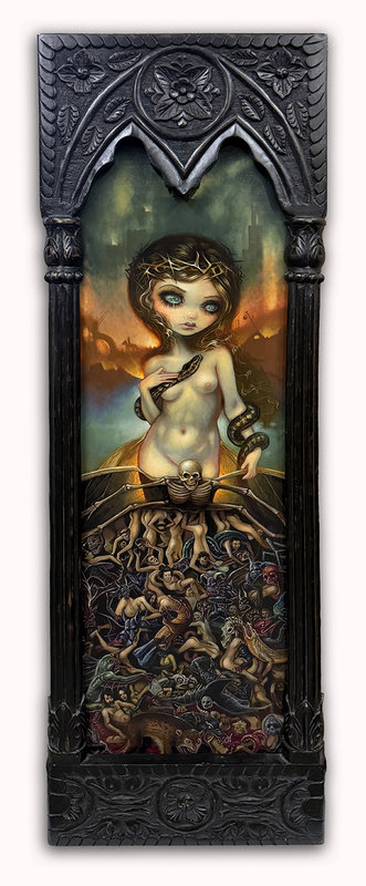 Jasmine Becket-Griffith & David Van Gough DEATH & THE MAIDEN THE MAIDEN (FRAMED)