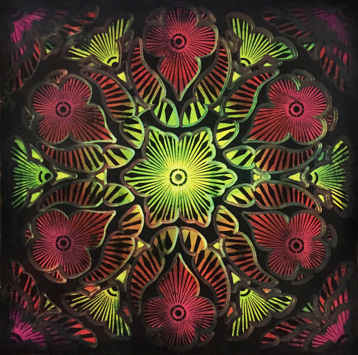 BEAU STANTON 2017 PRISMATIC PARADIGM CRYSTALLINE BLOOM  - MAGENTA & LIME