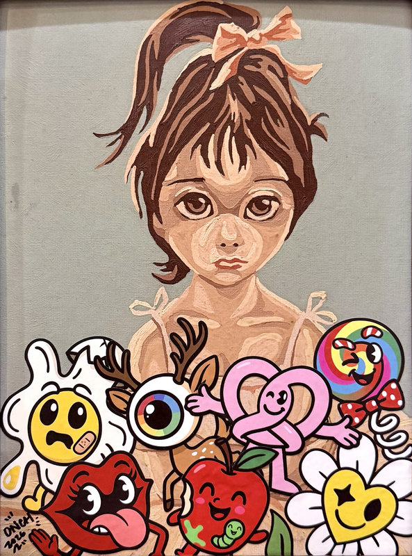 Altered Images Vintage Paint-By-Numbers Reimagined BUT DADDY, I WANT MORE!