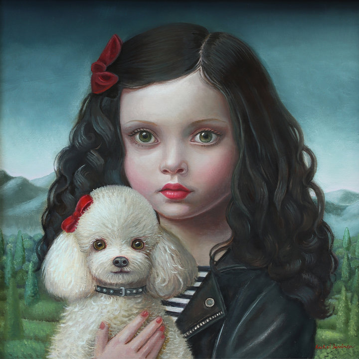 ART COLLECTOR STARTER KIT XI GROUP SHOW A COLLECTION OF 12" X 12" WORKS GIRL AT THE THRESHOLD