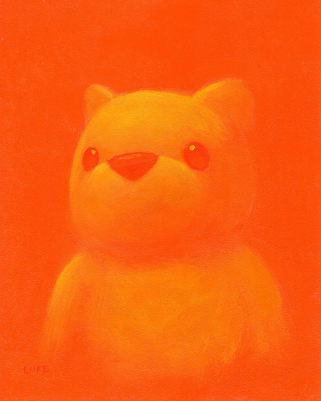 LUKE CHUEH Negative Space CADMIUM ORANGE AND YELLOW