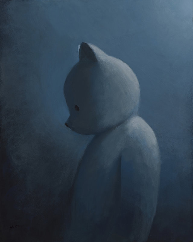 LUKE CHUEH Negative Space BLUE DAWN (STARING INTO SHADOWS REVISITED)