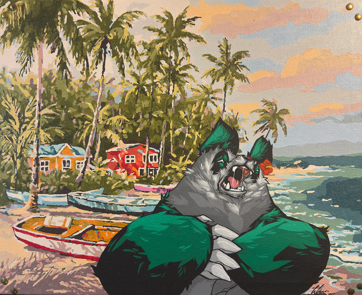 Altered Images Vintage Paint-By-Numbers Reimagined CHEEEHOOO