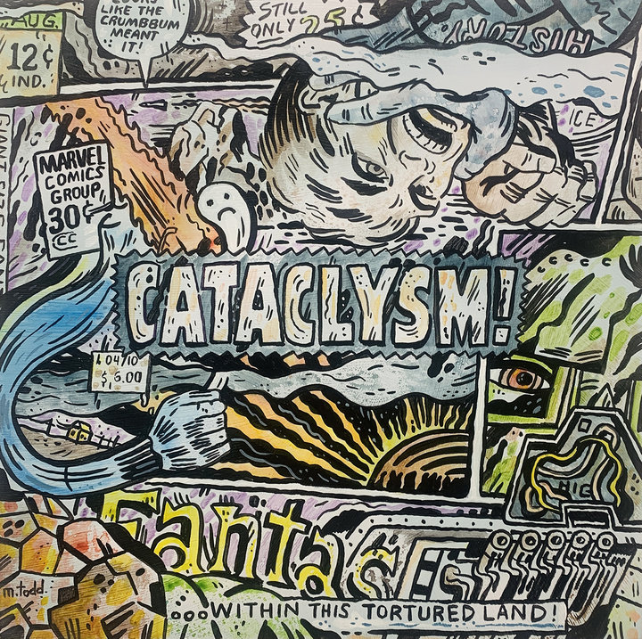 ART COLLECTOR STARTER KIT XI GROUP SHOW A COLLECTION OF 12" X 12" WORKS CATACLYSM!