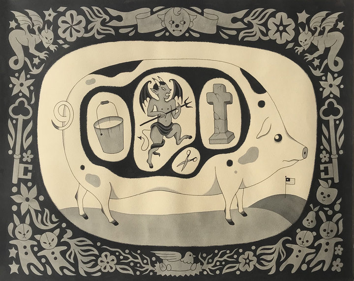 HIDDEN GEMS FROM THE STUDIO A Group Exhibition // Gallery 3 SPOTTED HOG