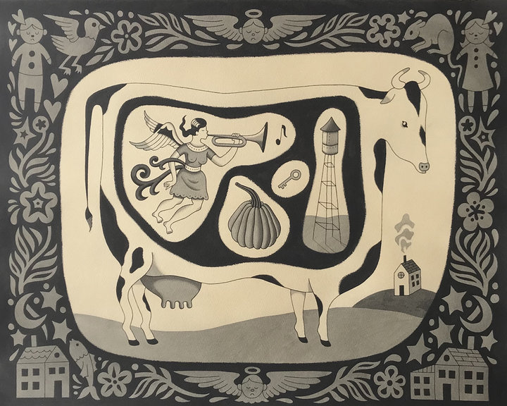HIDDEN GEMS FROM THE STUDIO A Group Exhibition // Gallery 3 DAIRY COW