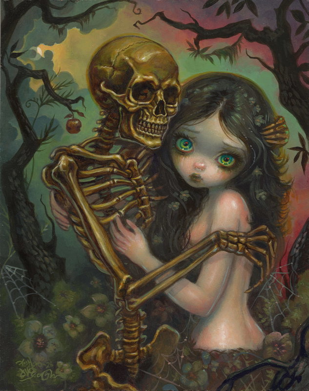 Jasmine Becket-Griffith & David Van Gough DEATH & THE MAIDEN DEATH'S EMBRACE