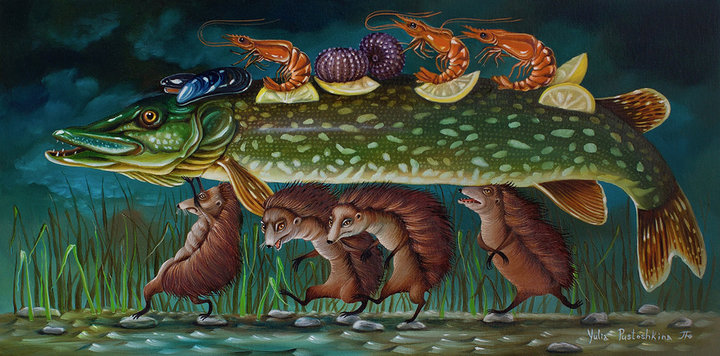 SIRENS Ciou, Molly Devlin and Yulia Pustoshkina SEAFOOD PLATTER