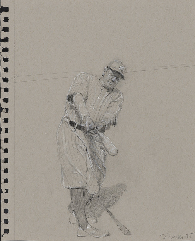 JONATHAN CATHEY & KARI TIRRELL 2 SOLO EXHIBITIONS BABE RUTH