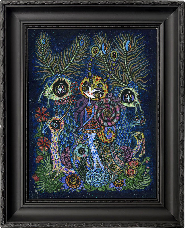 SIRENS Ciou, Molly Devlin and Yulia Pustoshkina THE SNAILS PLANET (FRAMED)