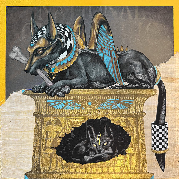 ART COLLECTOR STARTER KIT XI GROUP SHOW A COLLECTION OF 12" X 12" WORKS SON OF A JACKAL