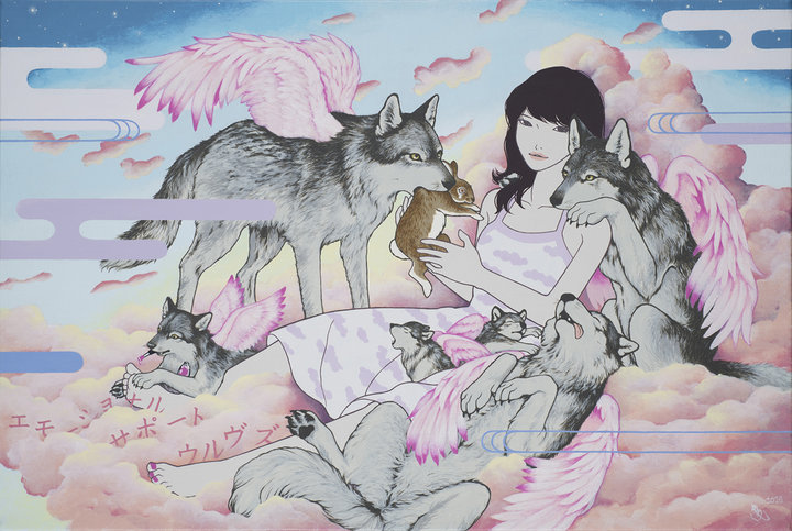 20TH ANNIVERSARY GROUP SHOW Main Gallery EMOTIONAL SUPPORT WOLVES