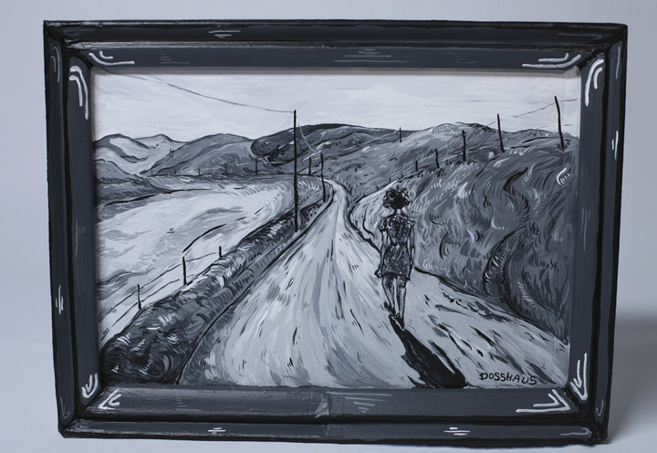 Dosshaus Paper-Thin Hotel PAINTING (ROAD TO BETTINGER)