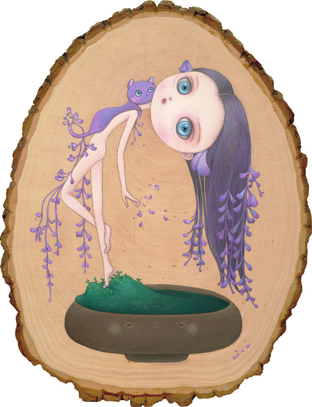 aica Where Petals Dance WISTERIA BONSAI GIRL
