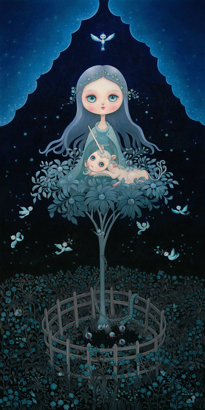 20TH ANNIVERSARY GROUP SHOW Main Gallery THE UNICORN FLEES WITH THE MAIDEN
