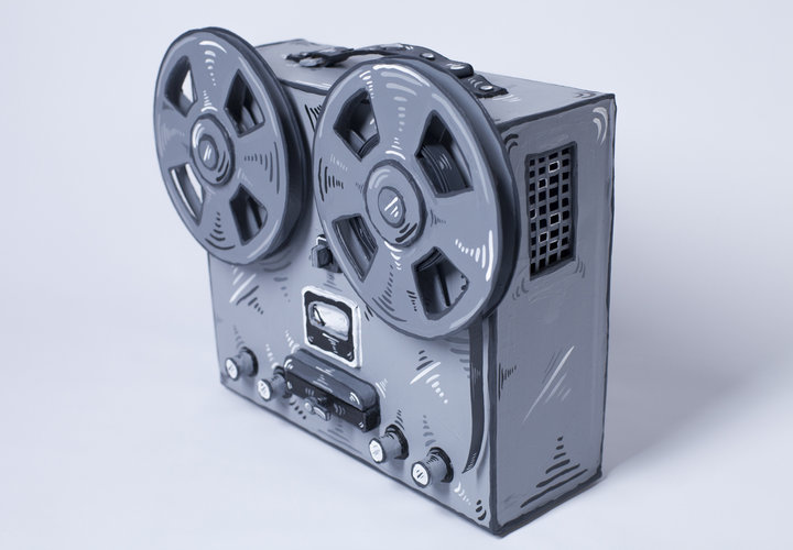 Dosshaus Paper-Thin Hotel REEL-TO-REEL TAPE RECORDER