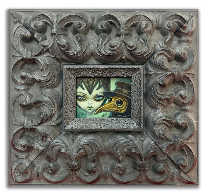 Jasmine Becket-Griffith & David Van Gough DEATH & THE MAIDEN DARK MALADY (FRAMED(