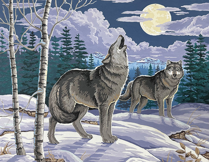 Altered Images Vintage Paint-By-Numbers Reimagined BEFORE