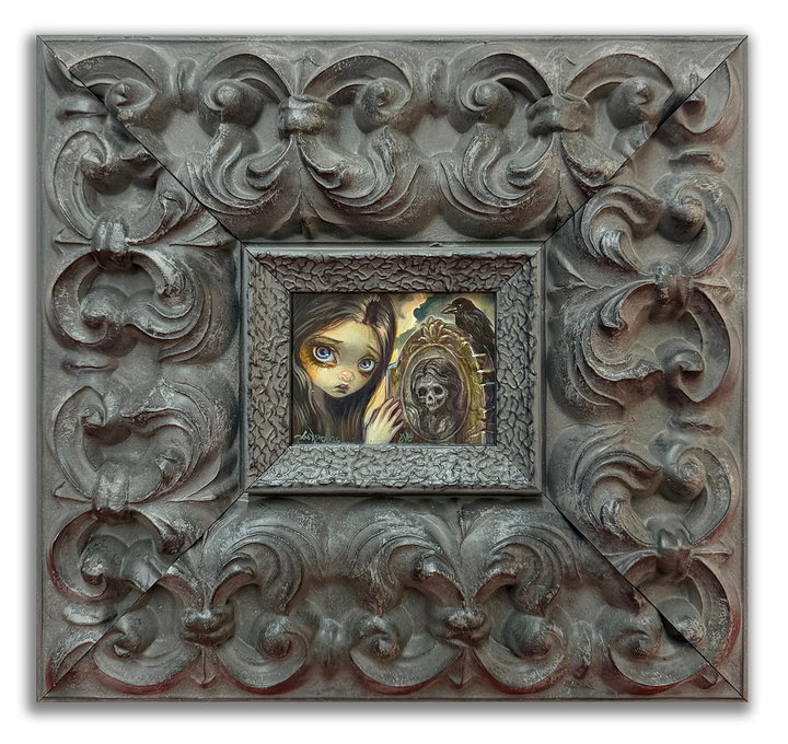 Jasmine Becket-Griffith & David Van Gough DEATH & THE MAIDEN GRAVE ENCOUNTERS (FRAMED)